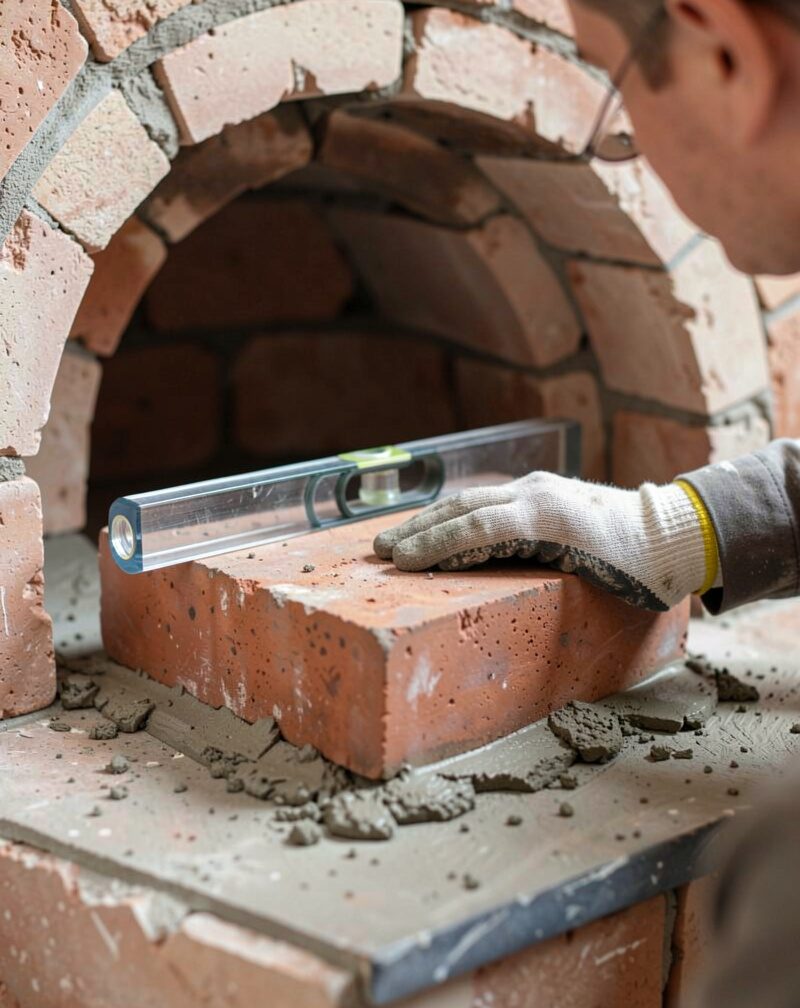 The close view beside it: A cement kiln's refractory is its only working surface, and it wears. A note on the relining shutdown: the cooling, the masons, the bricks and the careful restart.